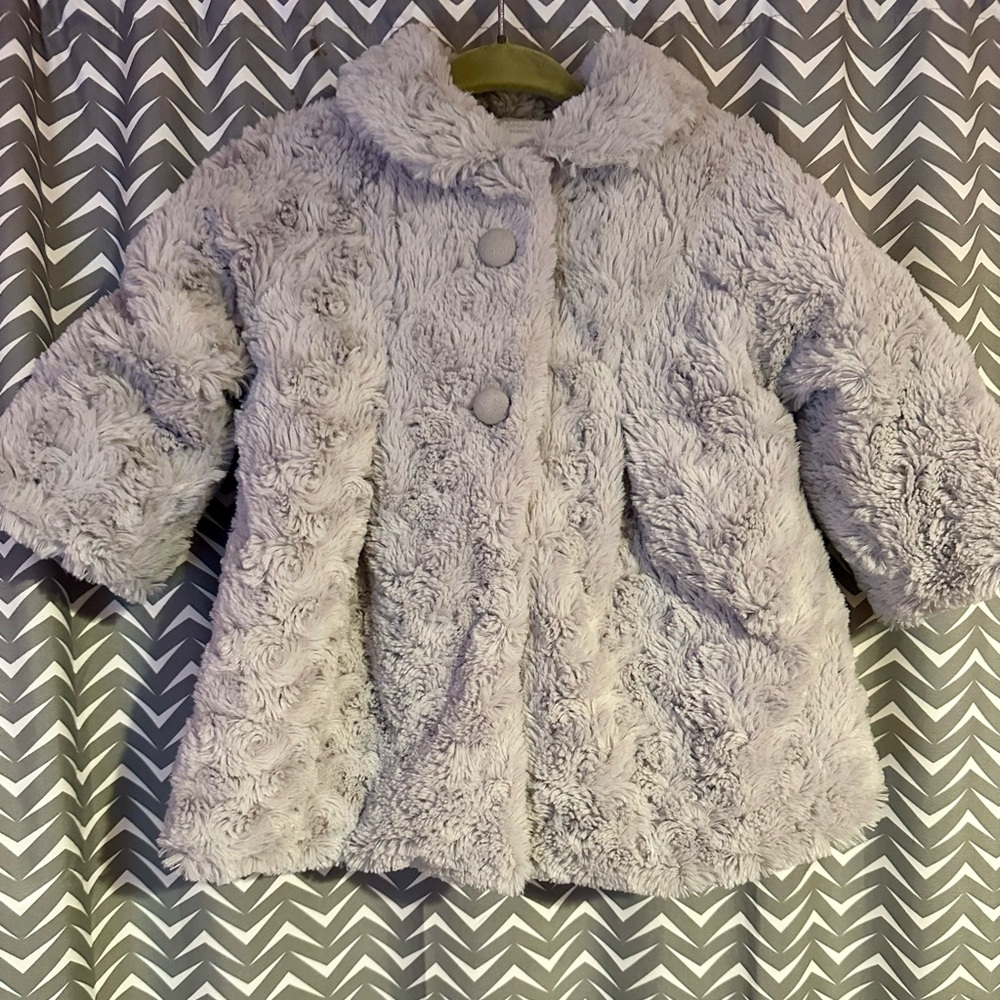 Mayoral | Baby Faux Fur Plush Jacket, Size 6-9m